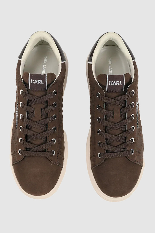 ΠΑΠΟΥΤΣΙΑ KARL LAGERFELD - 244 DK BROWN NUBUCK